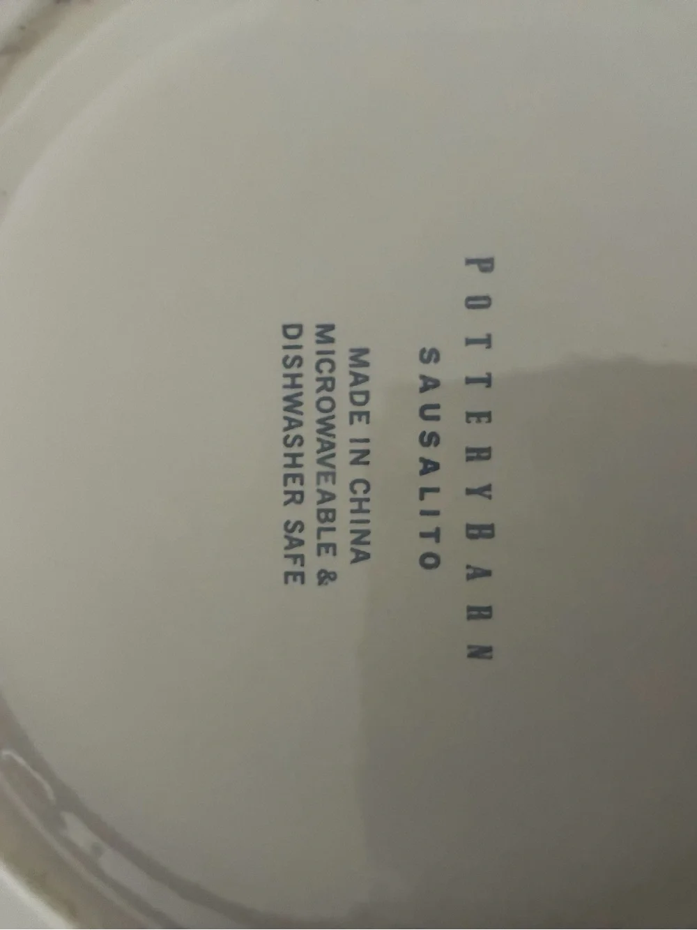 Pottery Barn Off-White Sausalito Rimmed Pasta Soup Bowls Set of 4  10”